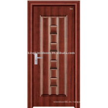 Puerta blindada acero fuerte de la seguridad (JKD-1016) puerta de alta calidad para el diseño de puerta Exterior de madera de acero